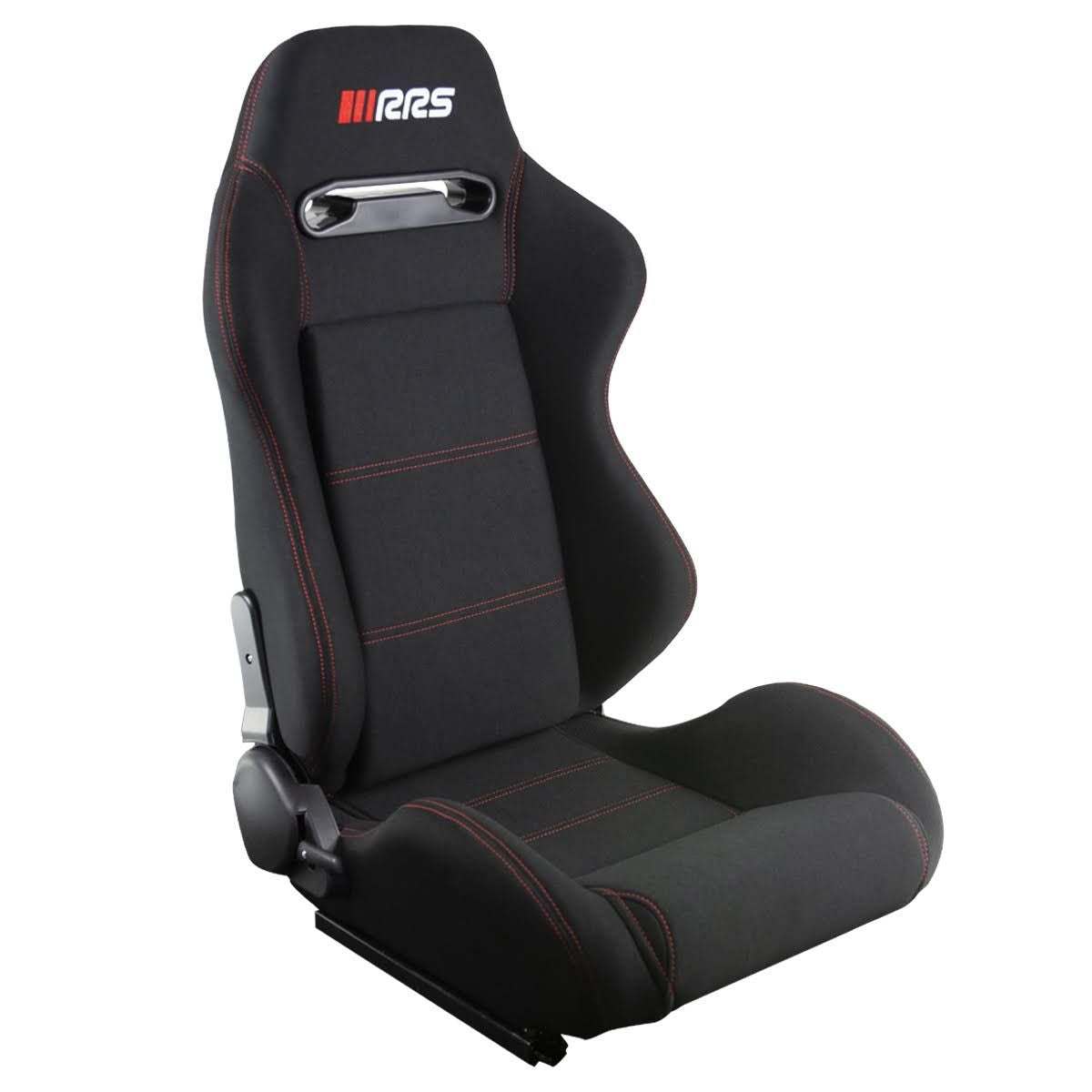 Siège baquet inclinable noir fourni avec glissière(Noir)