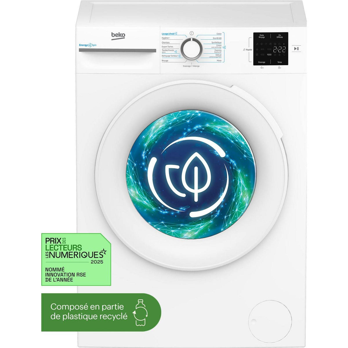 Lave-linge Beko bm0wu37211(Blanc)