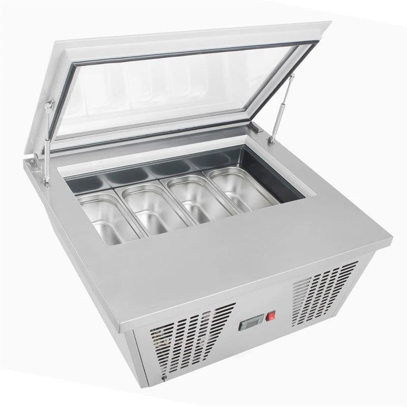Congélateur à Glace de Comptoir Série G - 4 Bacs Napoli - Polar(SELLER_5239_427417)
