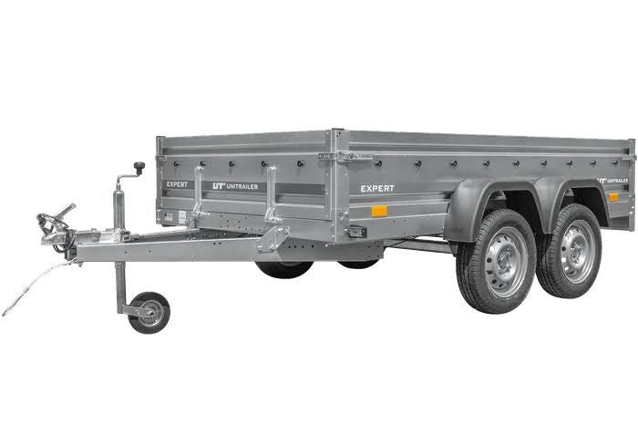 Remorque voiture 2 essieux 264×150 EXPERT 2615/2 PTAC 750 KG(Gris)
